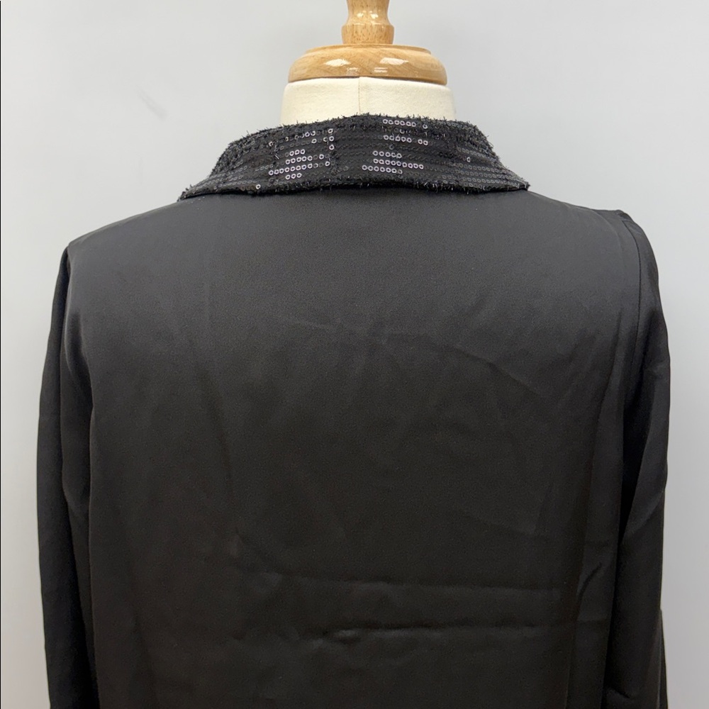 Modcloth Sequin Peter Pan Collar Button Down Sati… - image 7